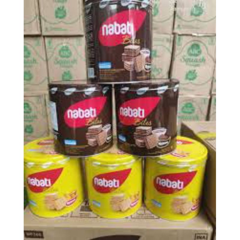 

PROMO!!! WAFER NABATI KALENG 1 DUS ISI 6 KALENG/ NABATI COKLAT / NABATI KEJU