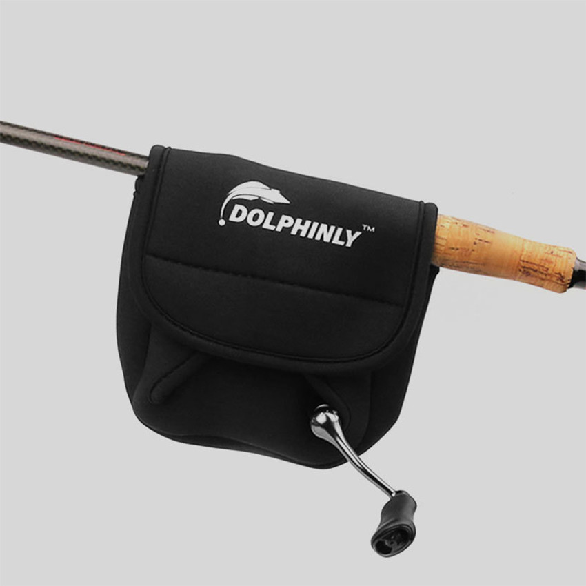 Cover Sarung Reel Pancing Spinning 500-6000 Size S M L Tebal Pelindung Murah - Engkus Fishing -