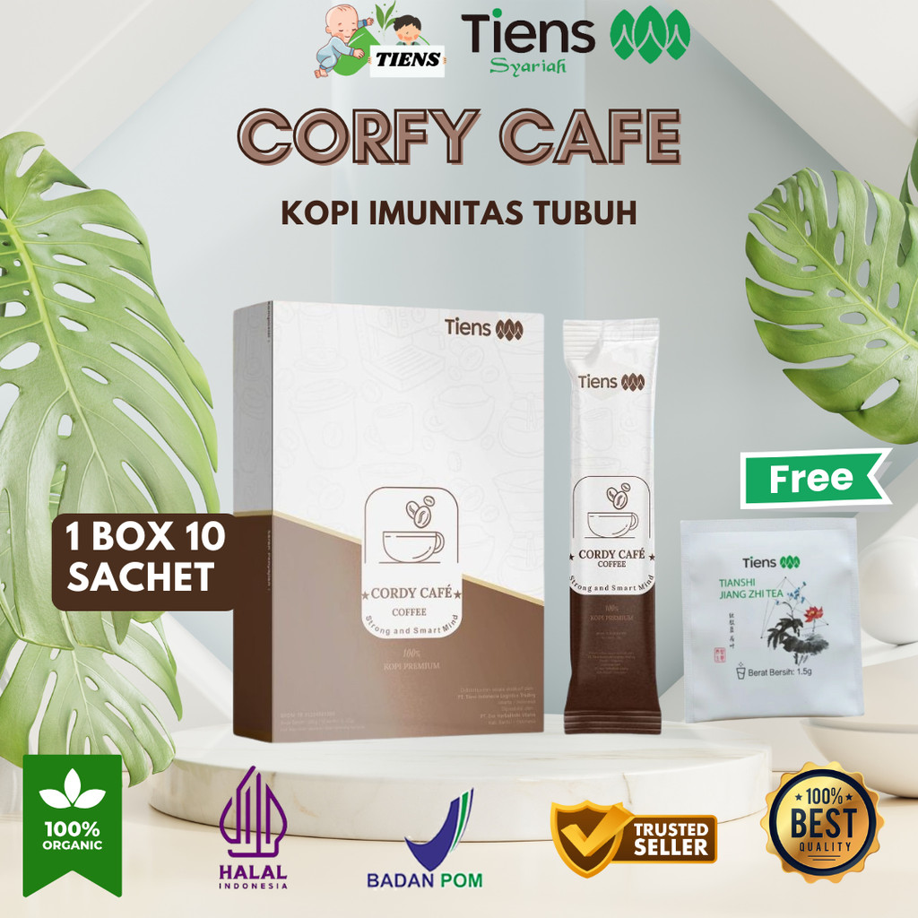

TIENS CORDY CAFE COFFE ORIGINAL SEGEL 1 BOX