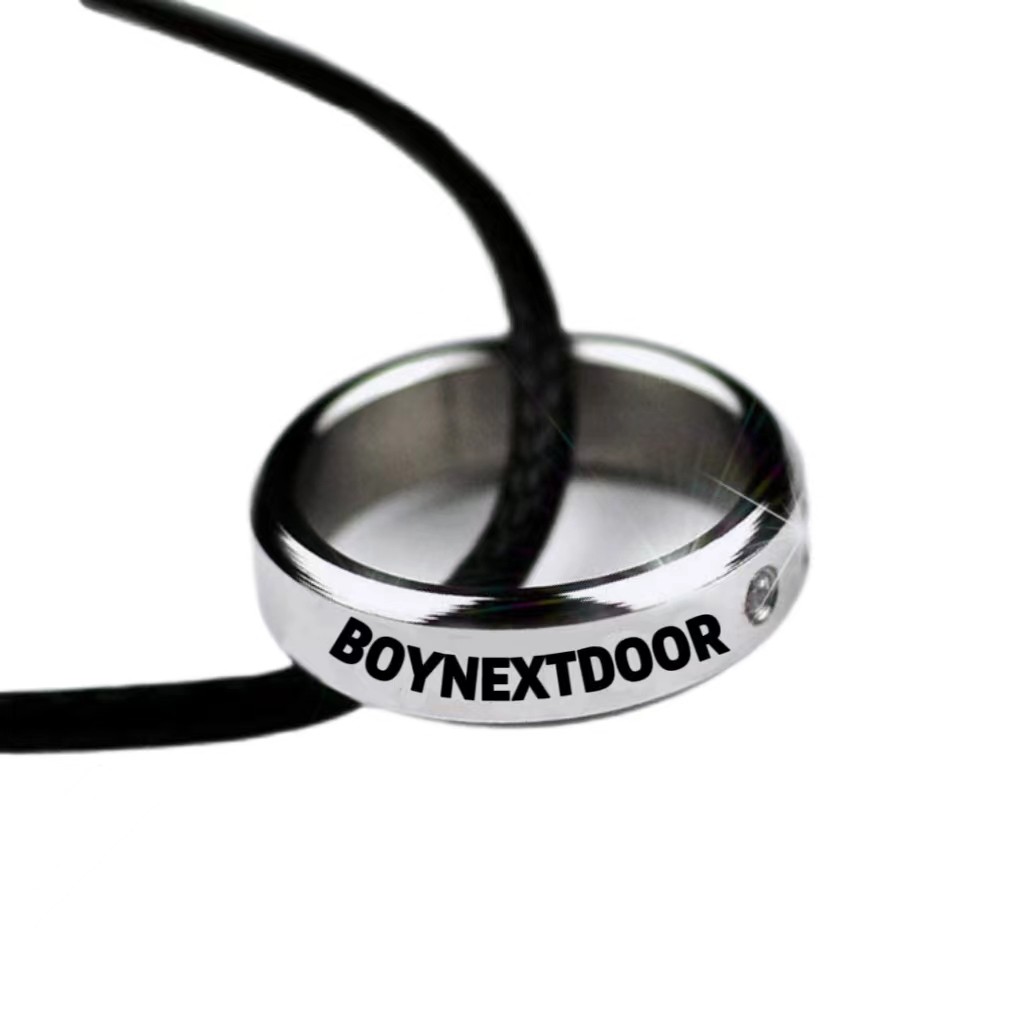 BOYNEXTDOOR KPOP Ring Necklace Popular  Boys Group Member Name Birthday Ring SUNGHO RIWOO JAEHYUN TA