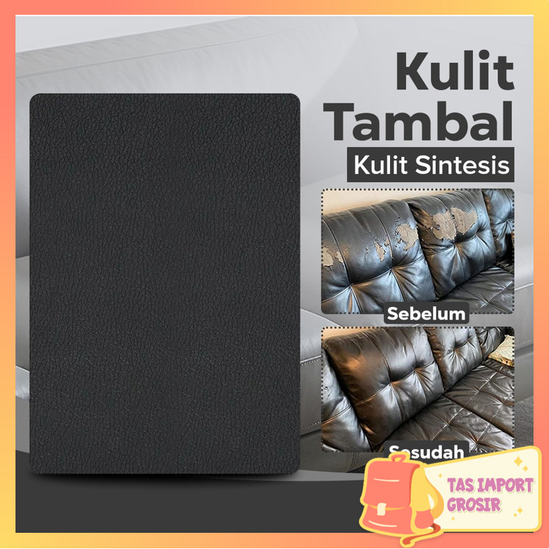Tas Import - 6212 Kulit Sintetis Tambal Sofa / Leather Sticker Cover Perbaikan Kulit / Kulit Patch P