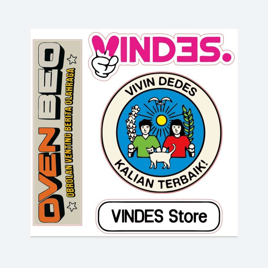 

Stiker Vindes Store Oven Beo VDKATE Mini pack - Stiker Vinyl High Quality