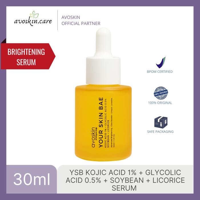 Avoskin YSB Kojic Acid 1% + Glycolic Acid + Soybean + Licorice Serum - YSB Kojic Acid Serum