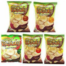 

keripik singkong emping talas KUSUKA - dengan berbagai rasa all varian 50gr/60gr/68gr