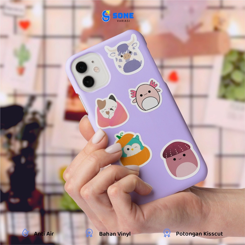 

Stiker Squishmallow Squishymallow Squishy Mallow / Vinyl Waterproof Anti Air / Sticker Kartun Lucu Buku Journal Koper Motor Casing HP Laptop Tumbler Botol Minum Sepeda IPad Tablet Polaroid Kulkas