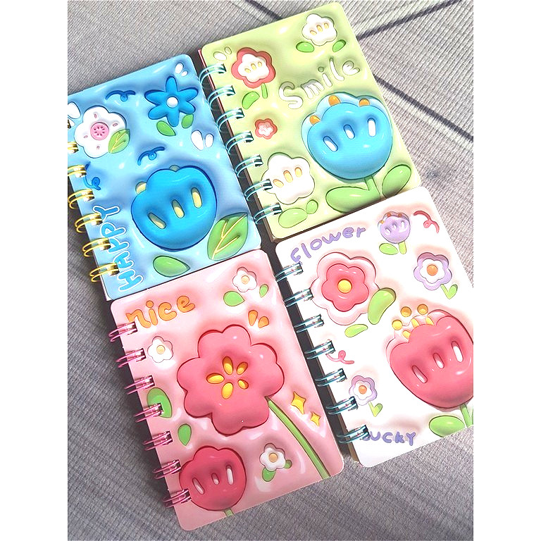 

Paperluxe Buku Saku Mini A7 / Note Book A7 Isi 80 Lembar / Buku Saku Portable / Buku Diary Buku Catatan Sampul Gambar 3D