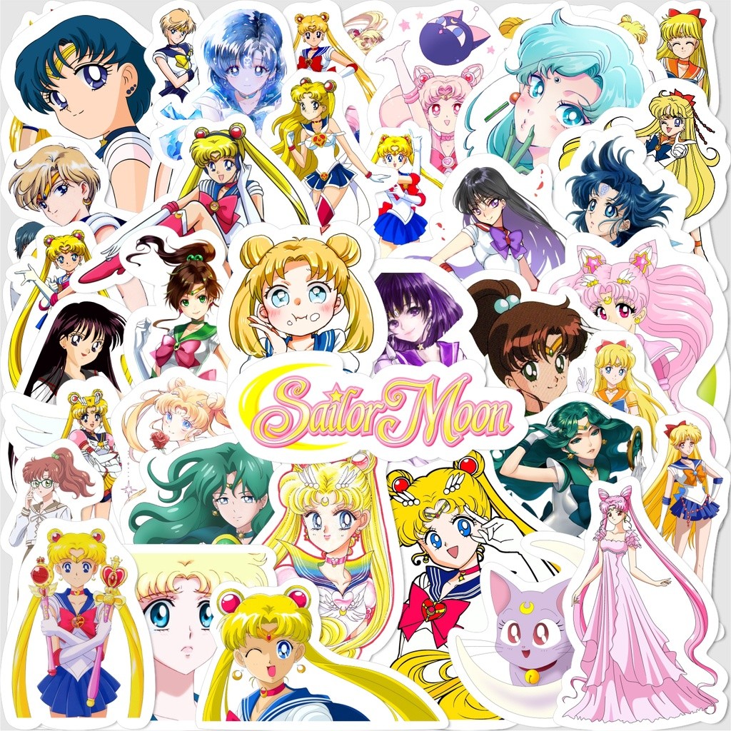 

Stiker Sailor Moon / Vinyl Waterproof Anti Air / Sticker Helm Buku Journal Koper Motor Casing HP Laptop Tumbler Botol Minum Sepeda