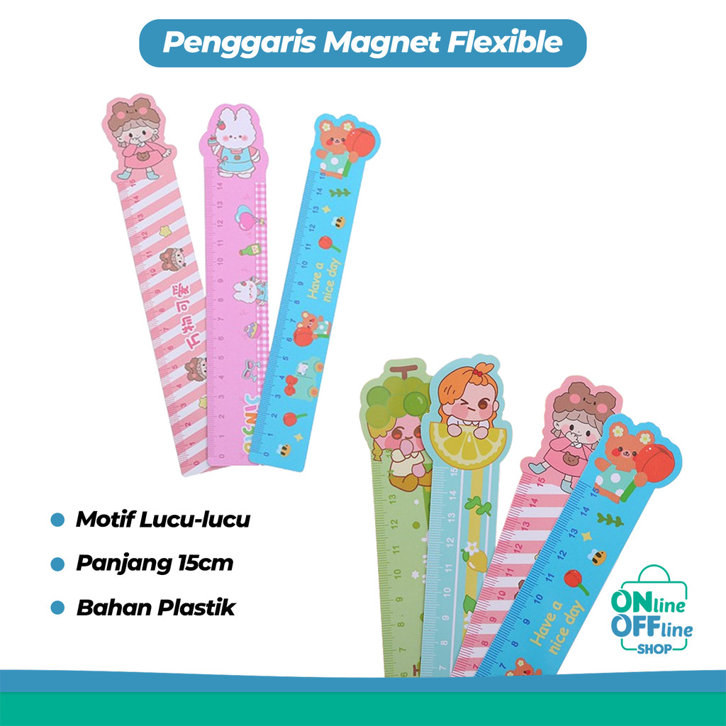 

Pengaris Flexible Motif Lucu Pengaris Anak Sekolah Kantor Serbaguna 1023