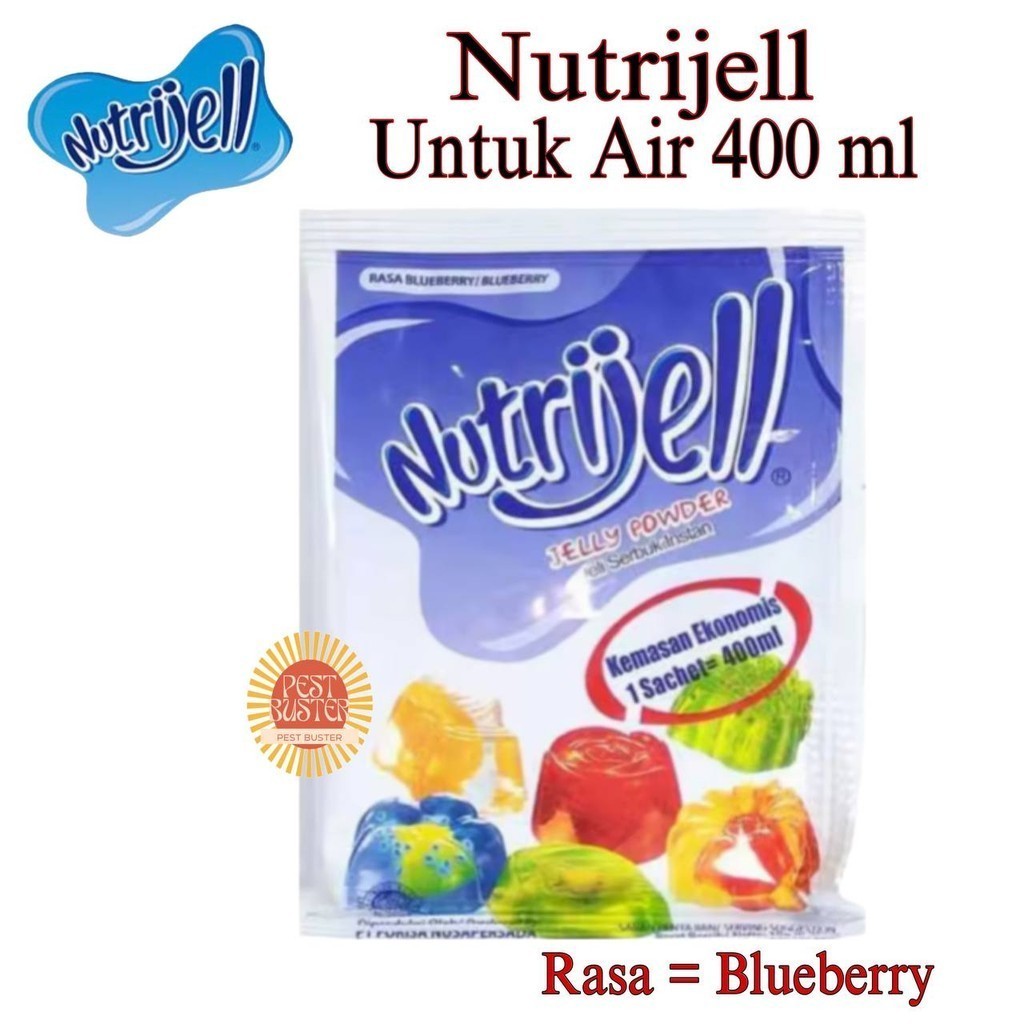 

Nutrijell Blueberry 10 gr BPOM Halal Original