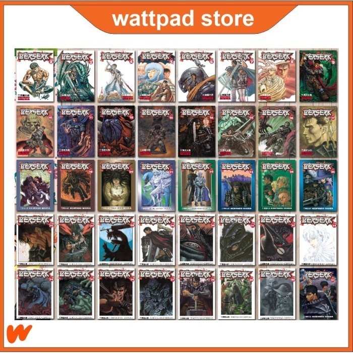 Berserk Manga (42 book series) by Kentaro Miura (English)