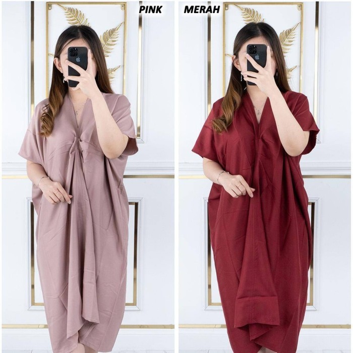 "SKY.LD" -  PROMO dress kaftan shakila imp ld 80-164 pj 105 pink,merah,hitam,hijau,navy