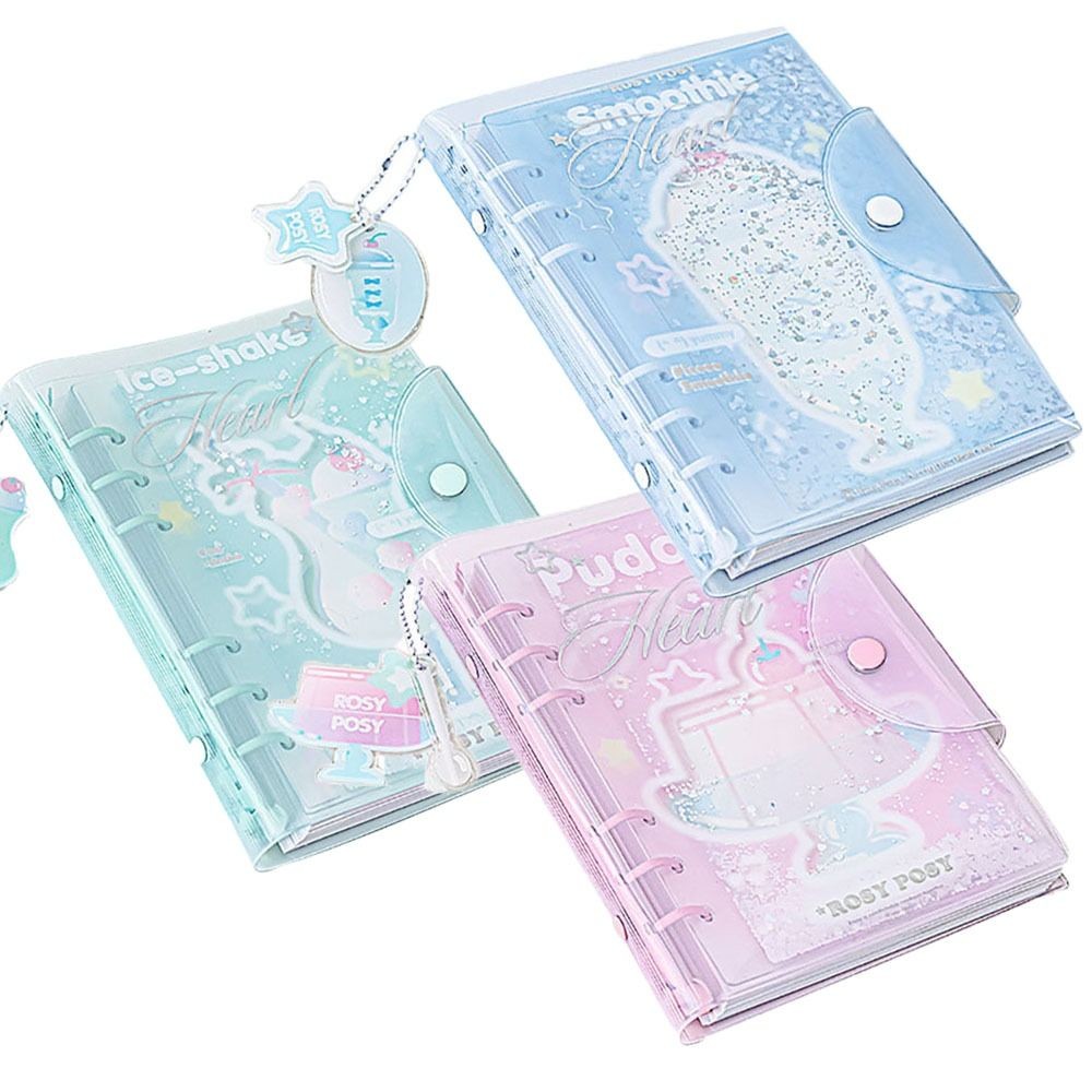

Fashion PVC Notebook Loose-leaf Frosty Series Diary Book 6 Binder Ring Schedule Book