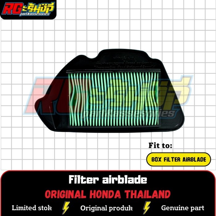 filter/saringan udara honda click-i 110/airblade ori honda thailand