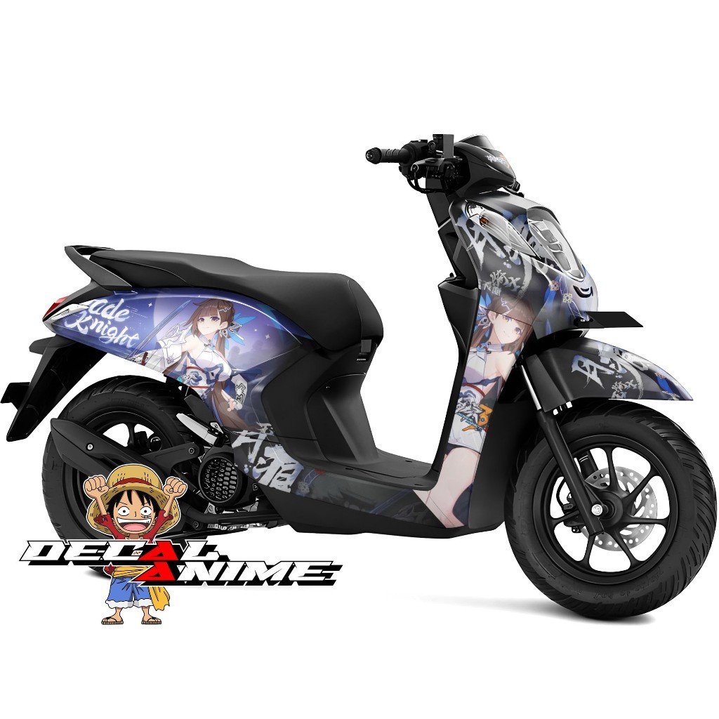 Decal Stiker Genio Full Body Sticker Genio Full Skotlet Variasi Anime - Jade Knight