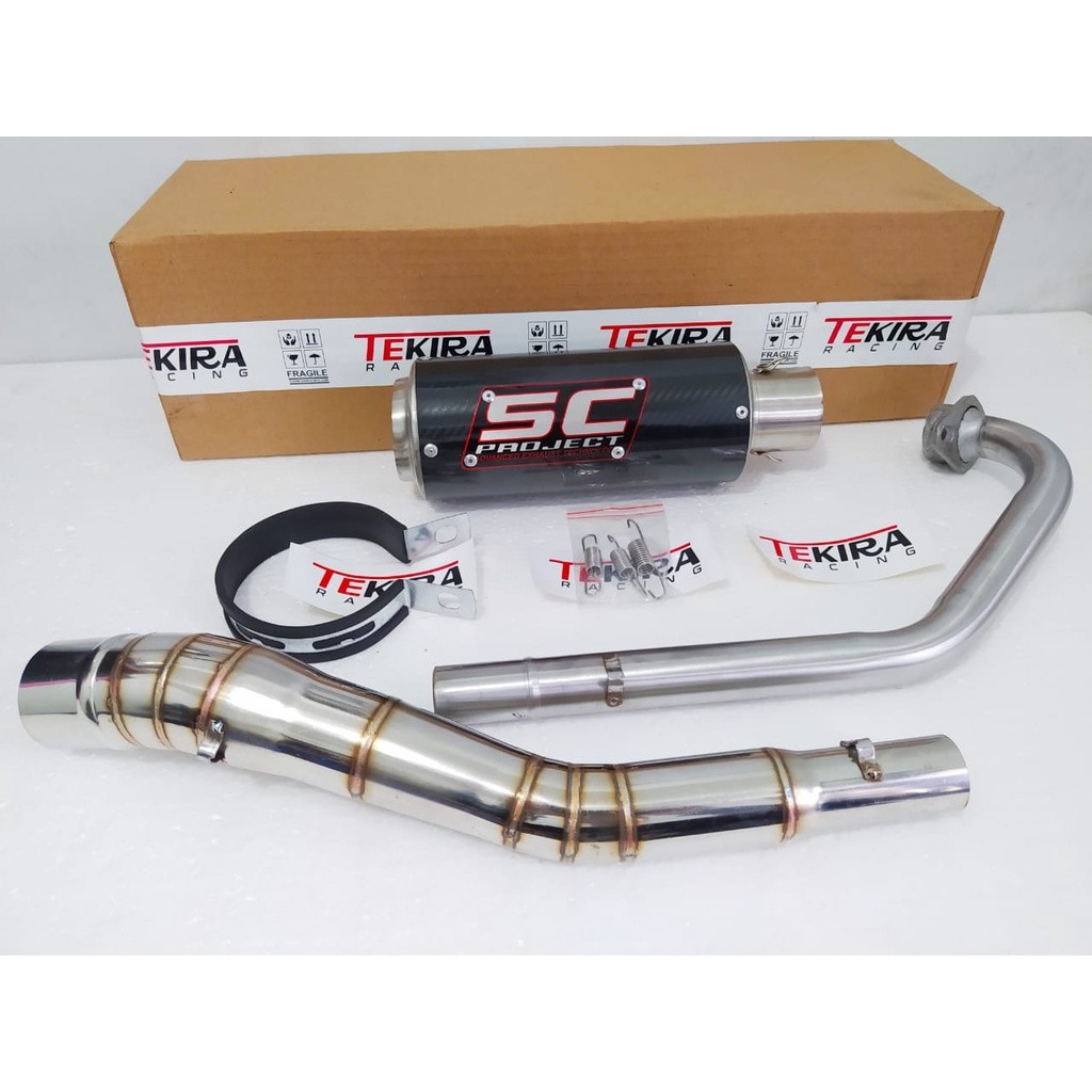 Kenalpot Knalpot Racing All New YZF R15 VVA R15M R15 M XSR MT 15 MT15 SC Project Carbon