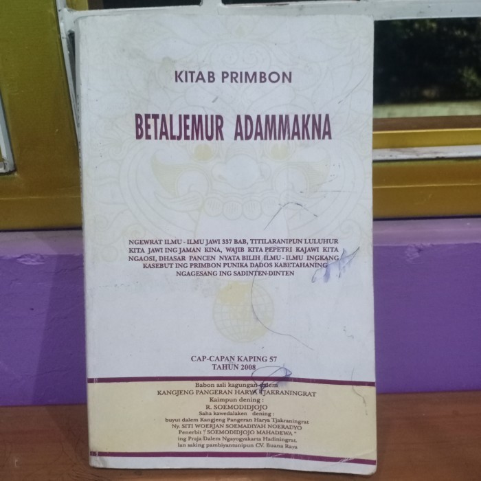Kitab Primbon Betaljemur Adammakna