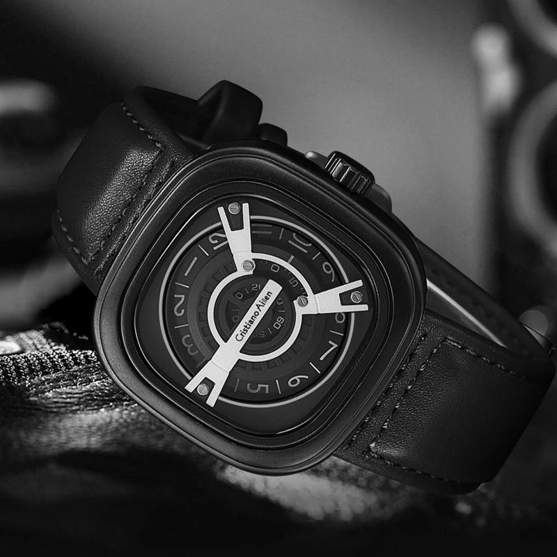 Ori Cristiano Aillen Jam Tangan Wanita 0853 Kulit Leather Analog Turbine Water Resistant