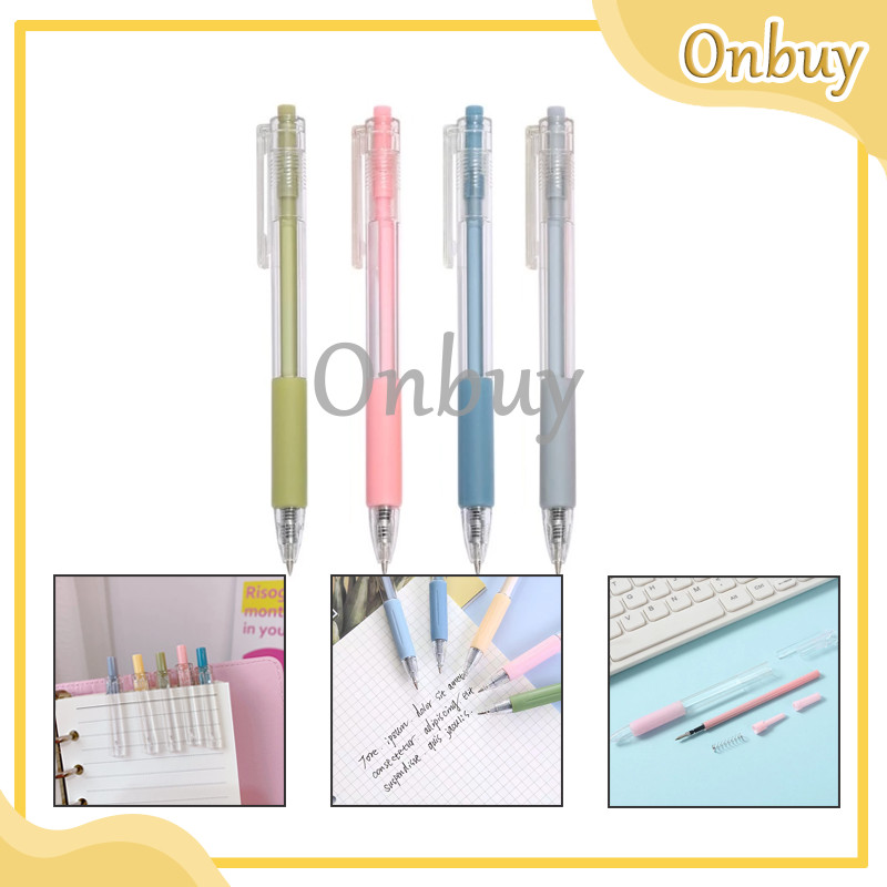 

Pulpen Cetekan Transparant Pena Gel Hitam Polos / Bolpoin Hitam Polos / Gel Pen 0.5 mm