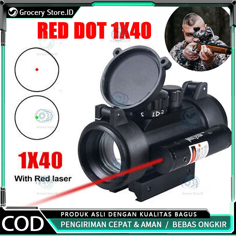 Teleskop Bushnell Red Dot 1X40 Teleskop monokular perjalanan luar ruangan teleskop pencari objek len