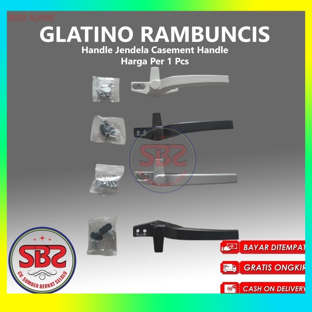 (GLATINO) Rambuncis Jendela Handle Jendela Casement Handle