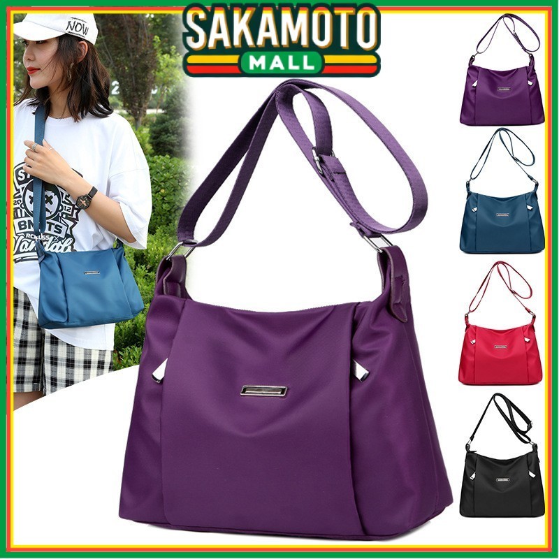 TAS SELEMPANG WANITA ANTI AIR PREMIUM KOREA   SLING BAG  URSULA KERJA CEWEK