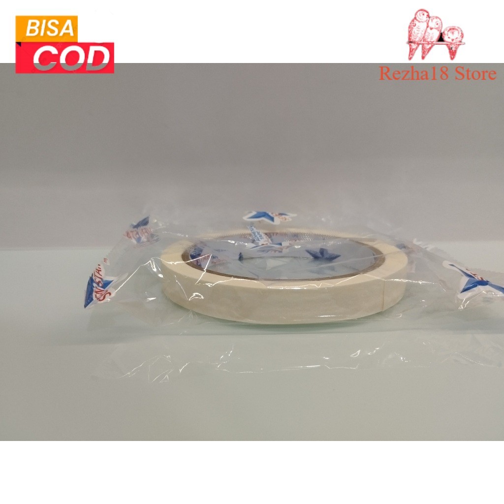 

R18 Isolasi Kertas Seven Star 12 Mm 20 Yard Masking Tape Lakban Kertas