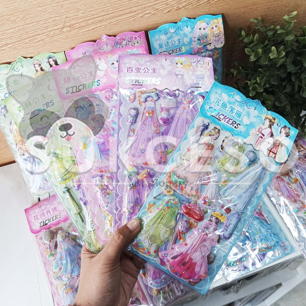 

Sticker DIY Dress Up / Stiker Mainan BP Timbul 3D YD-129 Murah