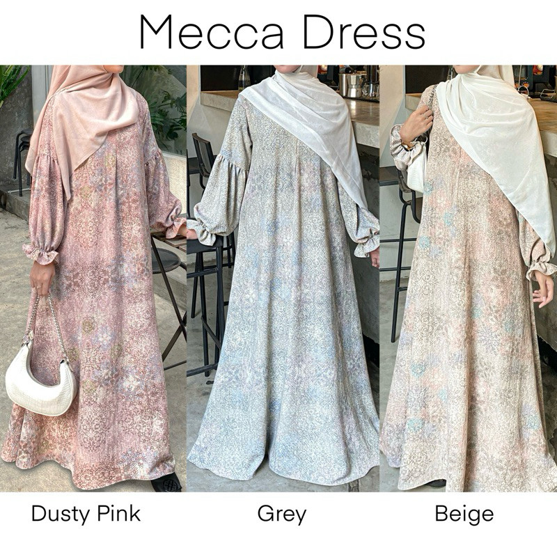 MECCA DRESS / S M L XL 2XL 3XL 4XL 5XL 6XL 7XL 8XL 9XL 10XL / GAMIS MOTIF / ABAYA MOTIF / GAMIS BIGS
