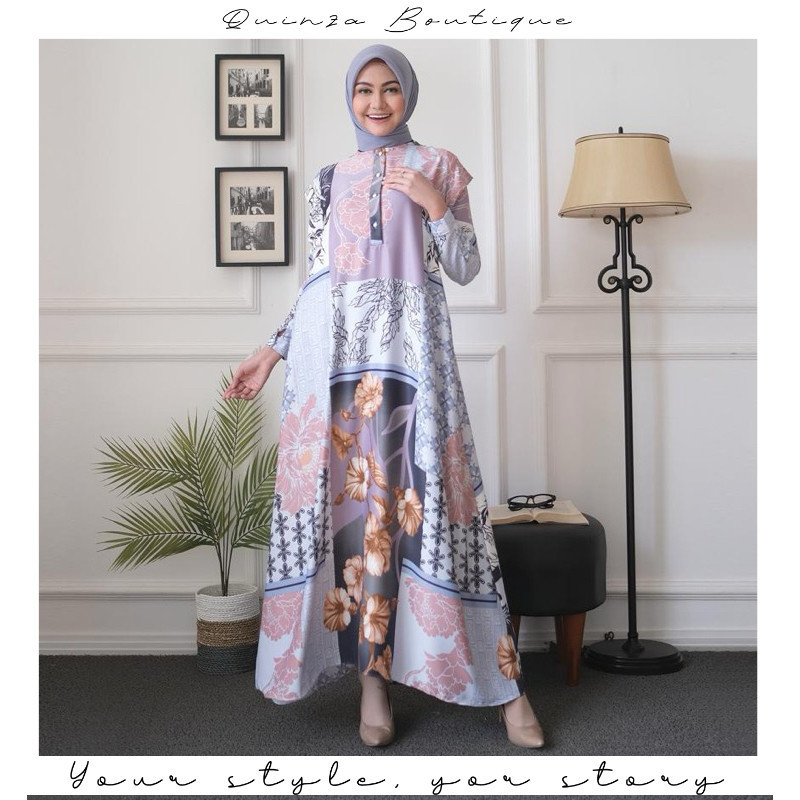 QUINZA BOUTIQUE - DRESS LUNY SILK