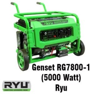 PROMO HARI RAYA RYU Mesin Genset RG 7800 - 1 5500 WATT / Gasoline Generator Set