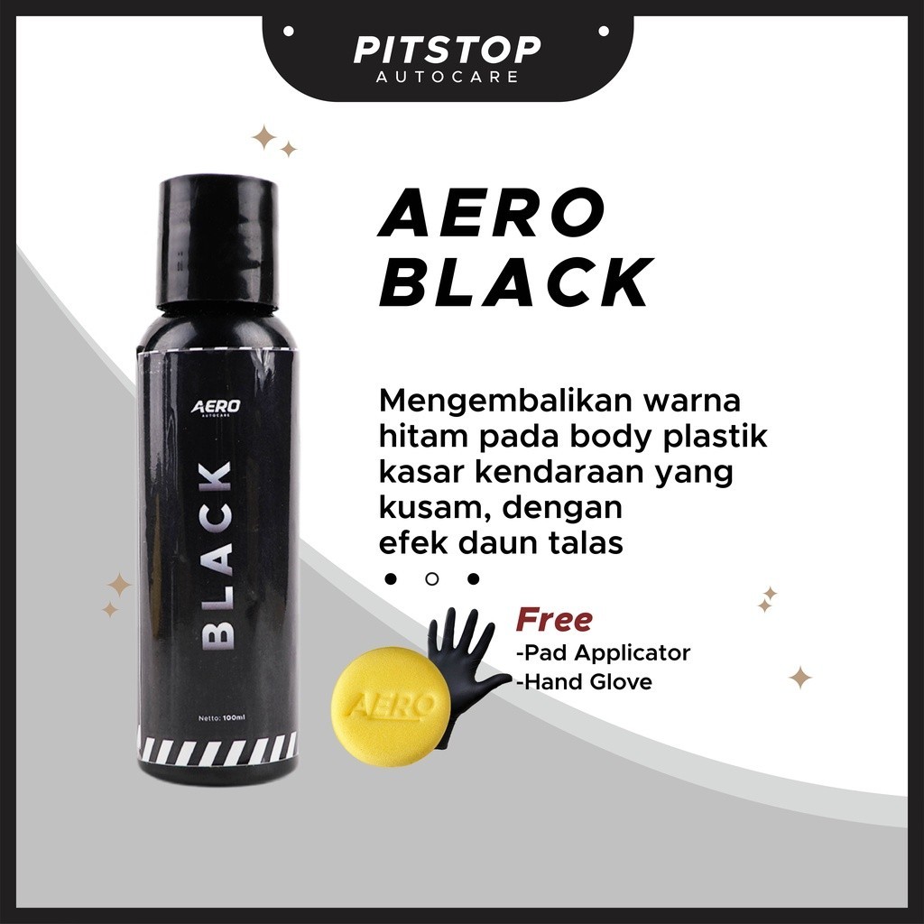 Aero Black Penghitam Body Kasar Motor / Mobil