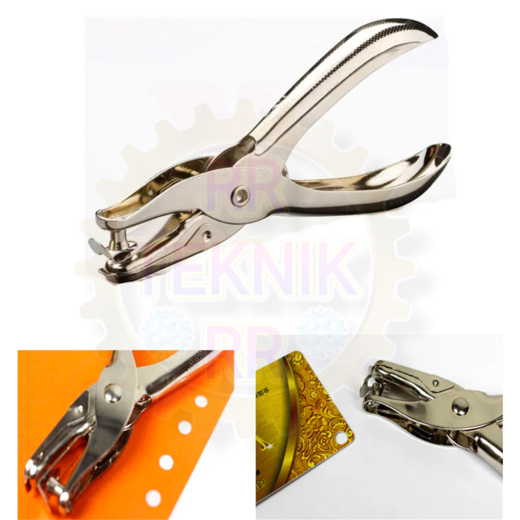 

Pembolong Kertas/Plastik - Alat Pembolong Kertas 8mm dan 4mm