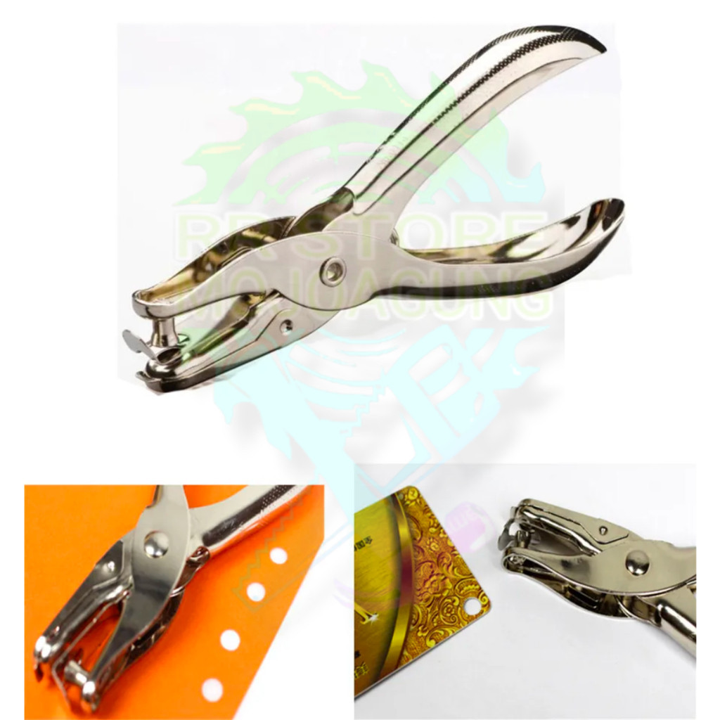 

Pembolong Kertas/Plastik - Alat Pembolong Kertas 8mm dan 4mm