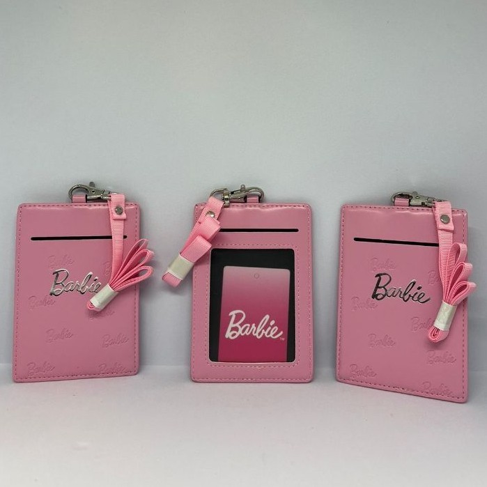 

MINISO x Barbie Card Holder with Lanyard / Name Tag - Pink Fanta