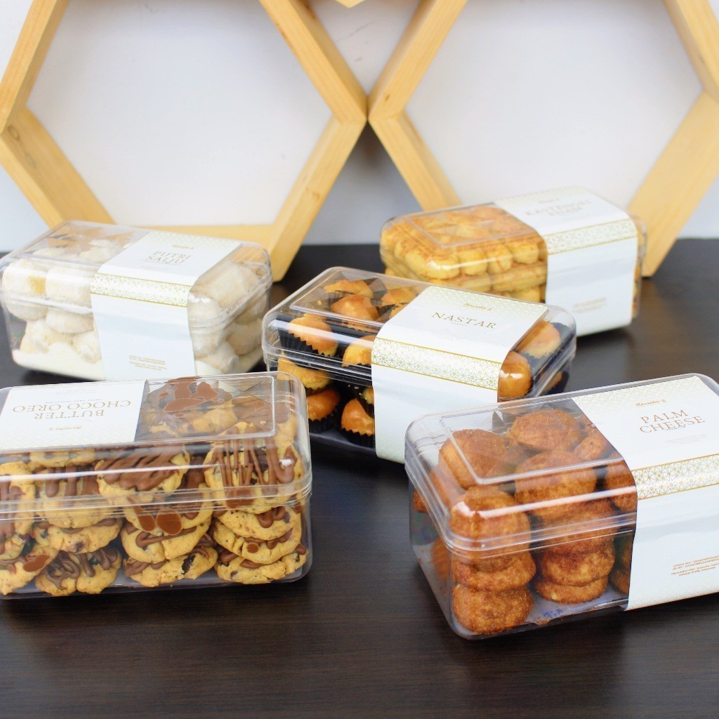 

Nastar, Kastengel, Palm Cheese, Putri Salju, Butter Choco Oreo 360G