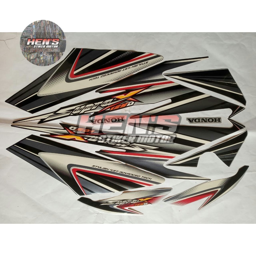 stiker striping supra x 125 2006