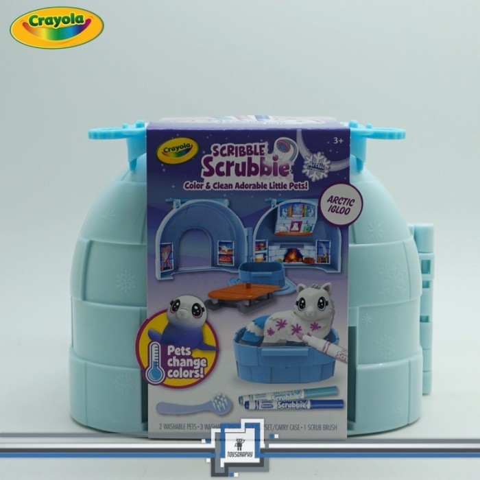 

Crayola Scribble Scrubbie Artic Igloo Color Changes Pets