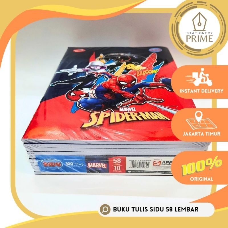 

Buku Tulis SERITI 58 lembar ( 1 Pack isi 10 Buku ) SIDU