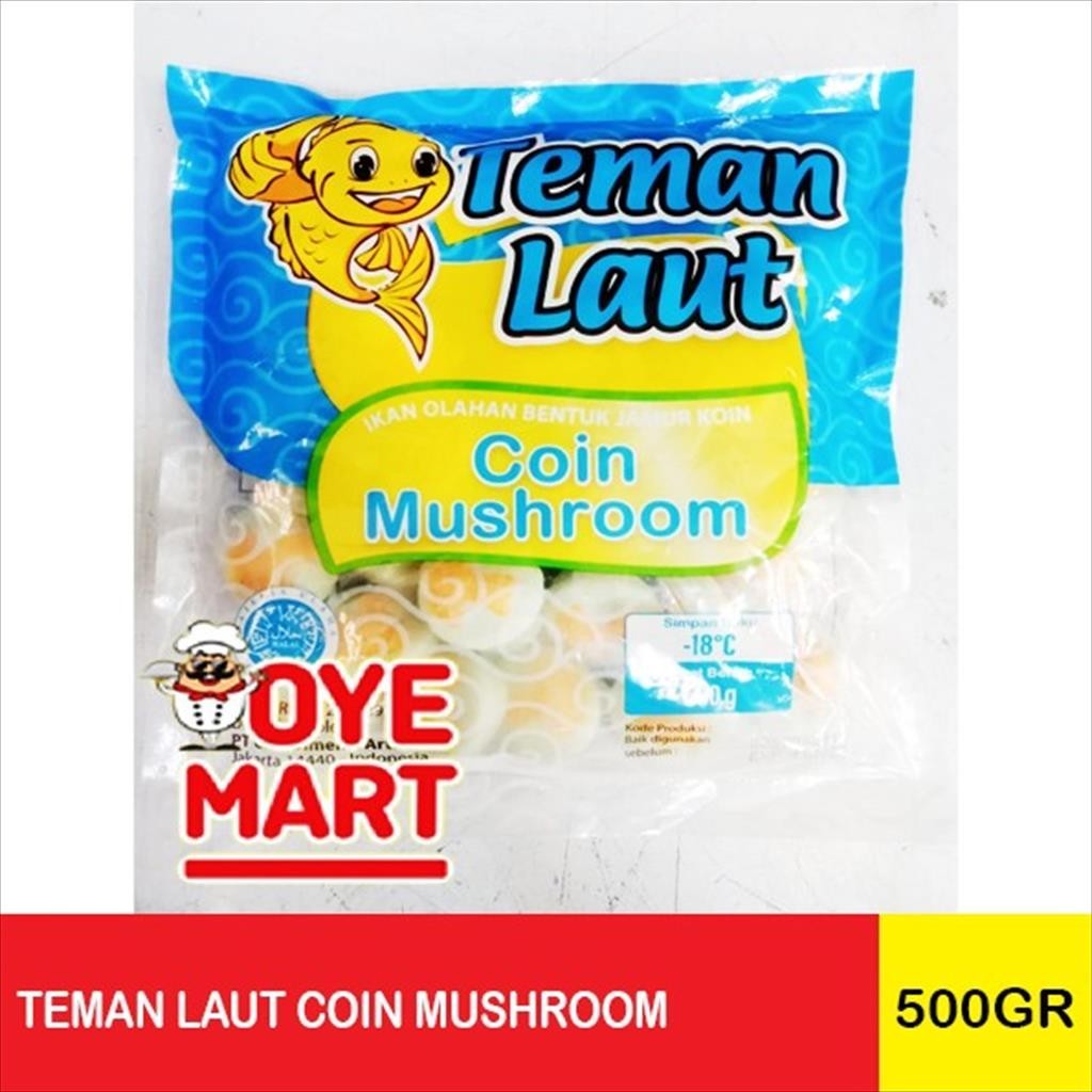 TEMAN LAUT COIN MUSHROOM 500GR / IKAN OLAHAN BENTUK KOIN