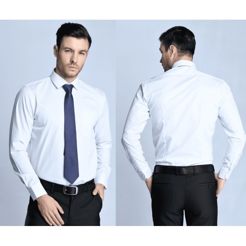 PROMO (TERMURAH) KEMEJA CARDINAL ORIGINAL 2024 COD Kemeja Cardinal lengan panjang  hitam & putih pol