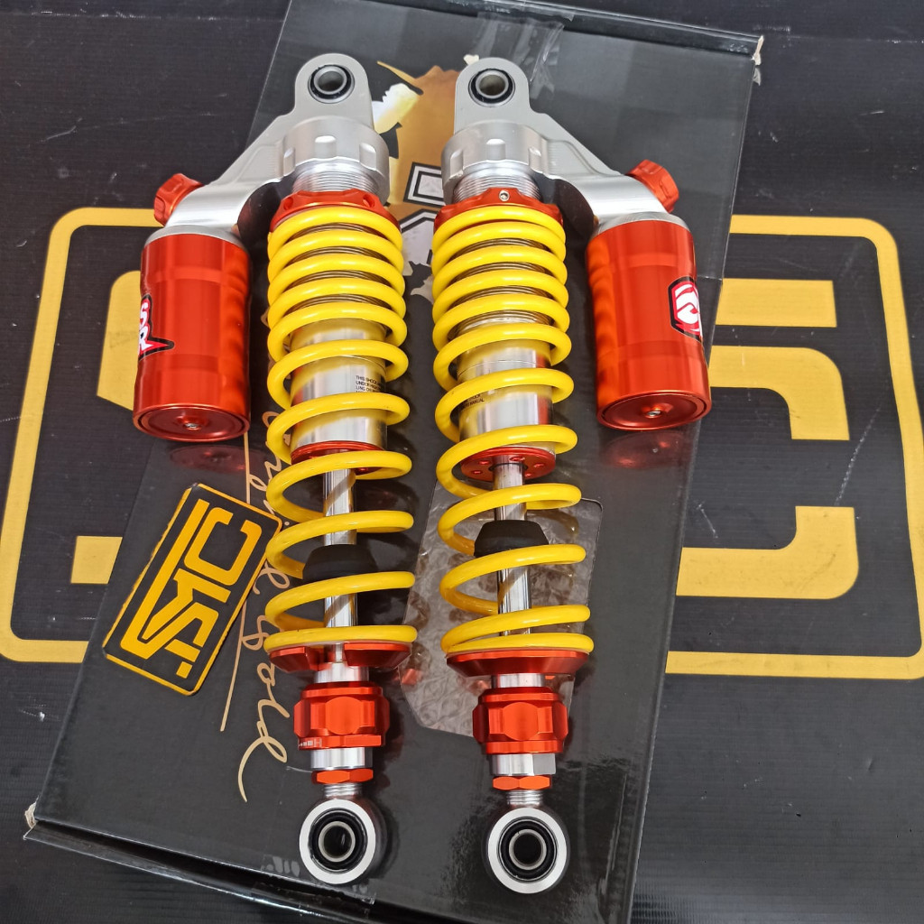 Shockbreaker / Shock Sok Belakang Tabung Atas Answer Type 011 Double Click Ukuran 340mm Orange - Yel