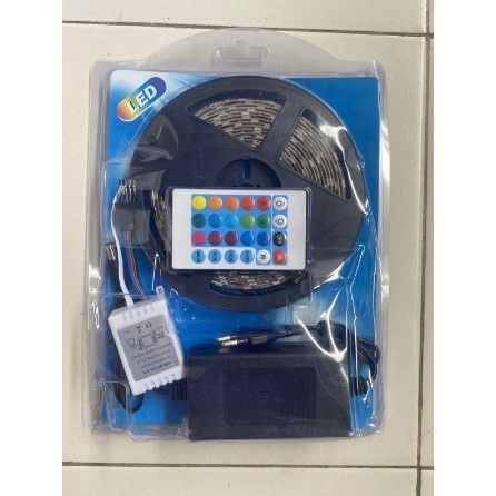 Lampu LED Strip RGB Remot Adaptor Modul Set