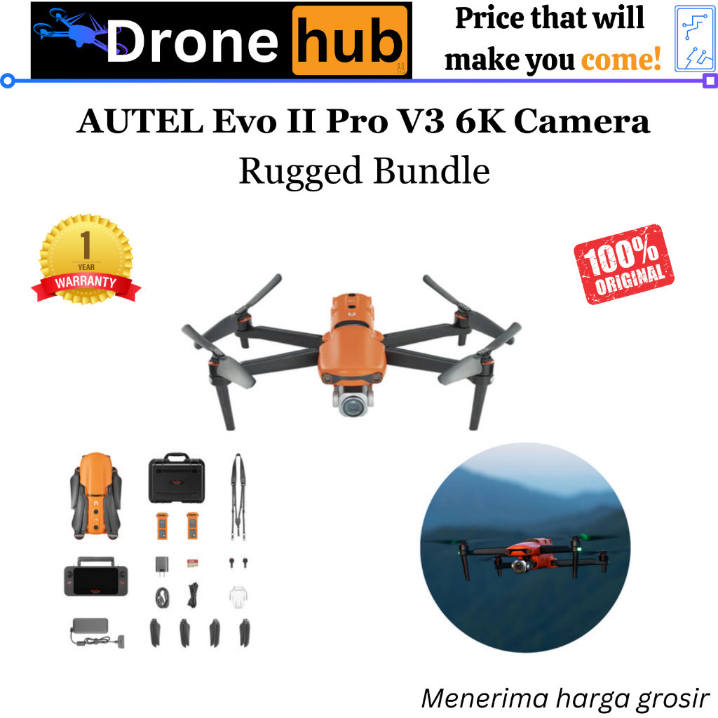 AUTEL Evo 2 Pro V3 Rugged Bundle Drone Mapping EVO II Pro V3 Non DJI