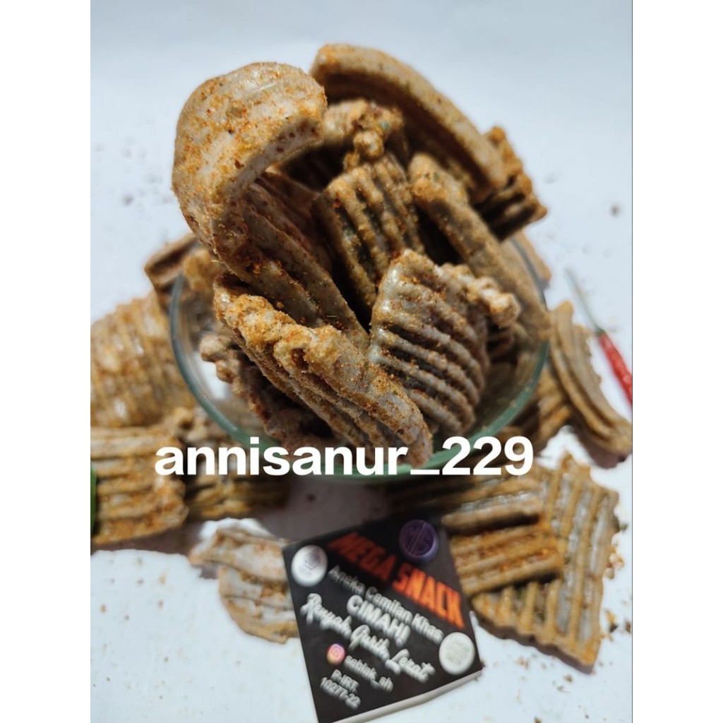 

Seblak kerupuk jengkol 500 gr pedas daun jeruk MEGA SNACK COD