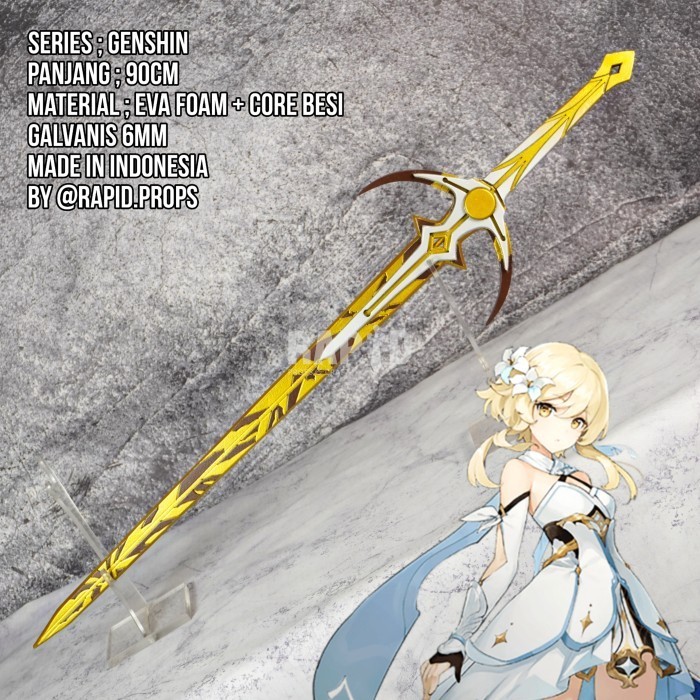 Property Cosplay / Star Sword Lumine Genshin Impact Cosplay Prop