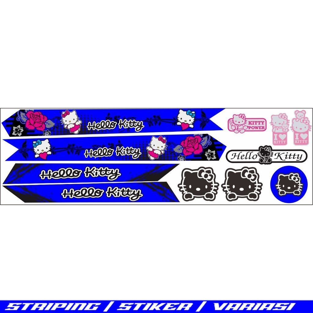 STIKER BIKE / STRIPING BMX / STIKER SEPEDA ANAK VARIASI STRIPING SEPEDA KIDS VARIASI STIKER SEPEDA