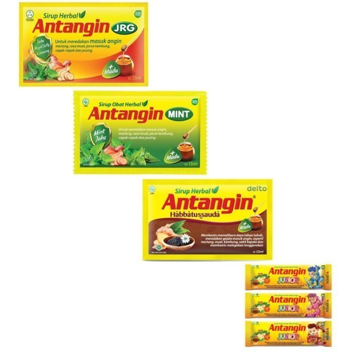 

antangin JRG cair 1's 1sachet 1 sachet sach sirup syrup herbalECER