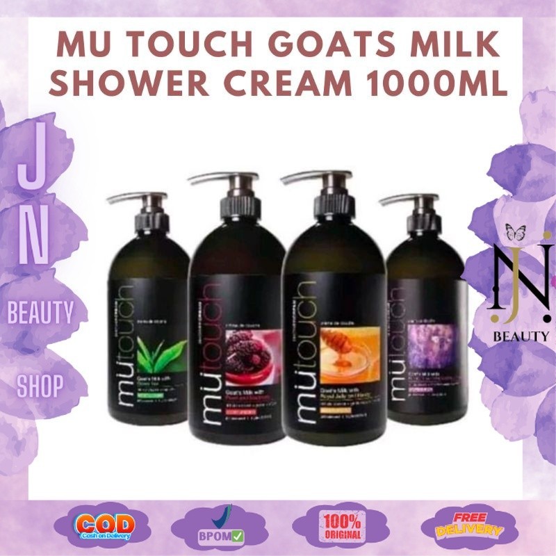 MU TOUCH GOATS MILK SHOWER CREAM 1000ML