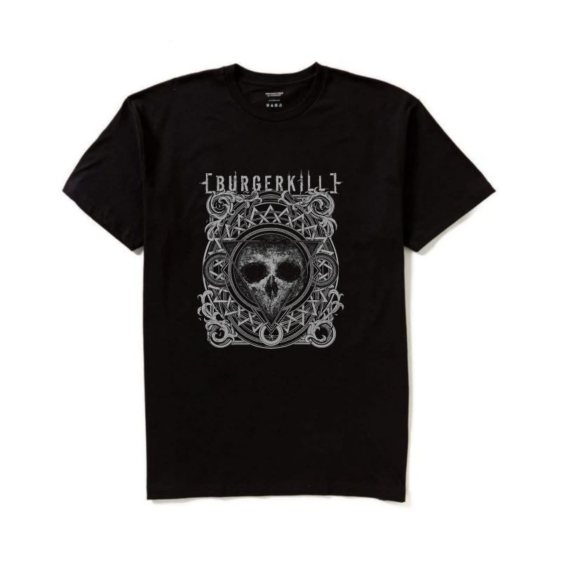 Kaos baju BURGERKILL / tshirt BAND MUSIK ROCK / oversize dewasa anak pria wanita lokal / t-shirt rap