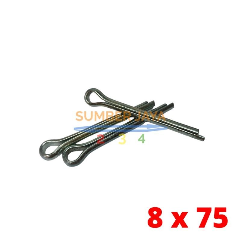 

split pen 8 x 75 / spi pen / cotter pin / split pin TERMUARAH